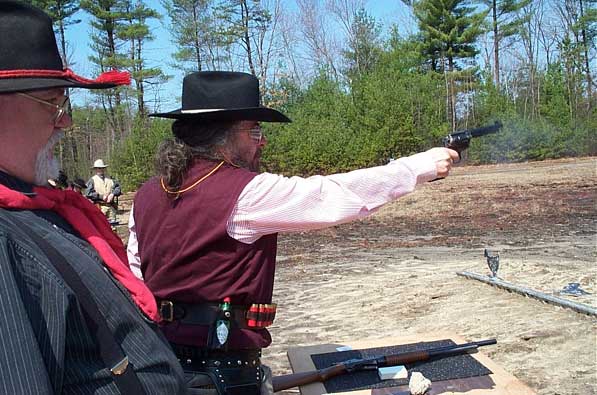 Mo Hare caught in recoil at Pelham, NH in April 2004.