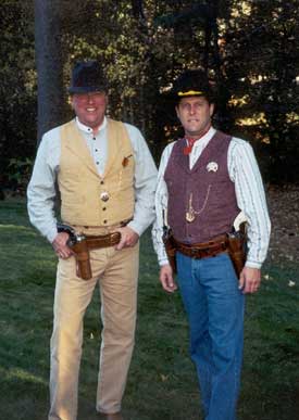 Starpacker Neil (right) with his brother, Zane Cooper (left).