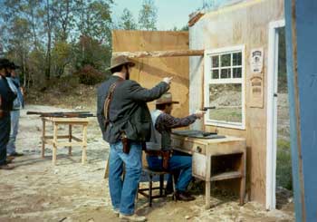 Starpacker Neil shooting at Kinnicum circa 1996.