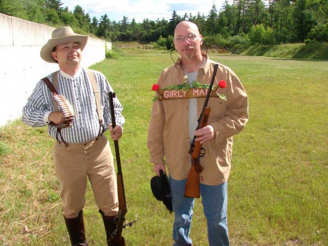 Image of Morgan Silver and Rusty P. Bucket.