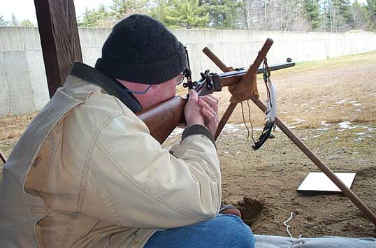 Iron Pony ready to shoot cross-sticks...